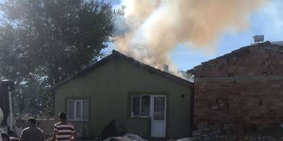 Eskişehir'de ev sahibi yanlışlıkla kendi evini yaktı!